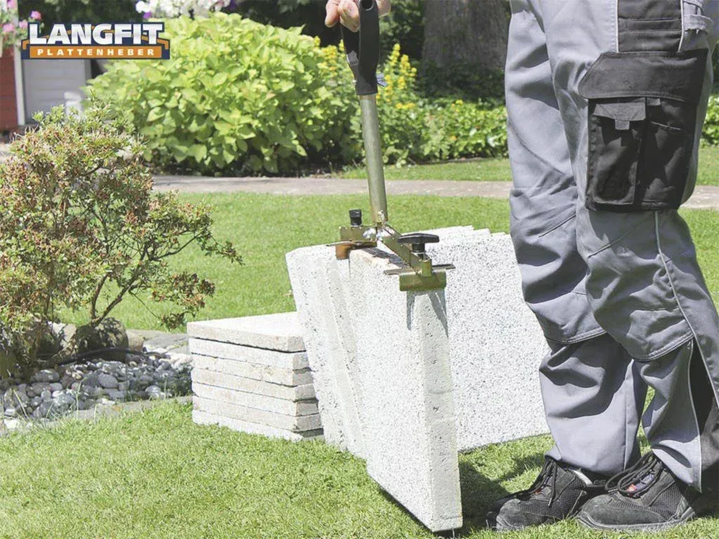 Plattenheber mit extra langem Griff 30 - 62 cm