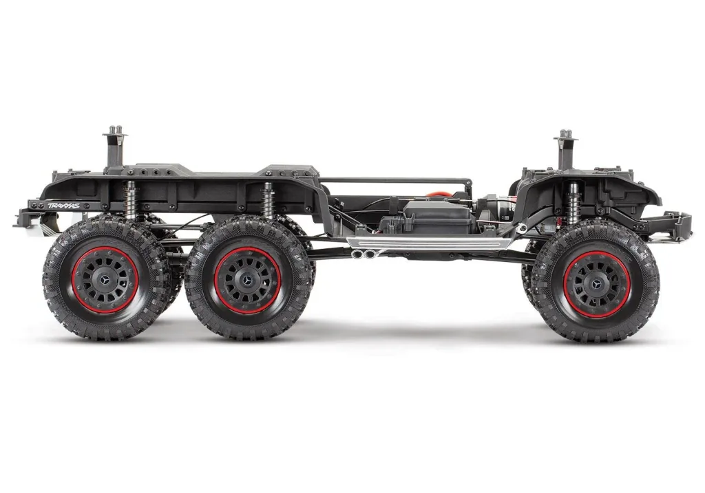 Mercedes-Benz G63 AMG 6x6 RTR ohne Akku/Lader inkl. Licht 1/10 6WD Scale-Crawler Brushed weiß