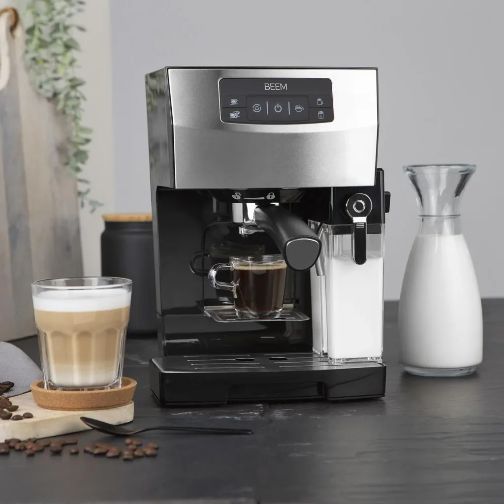 Siebträger-Maschine Espresso Classico II, 1450 Watt Schwarz/ Edelstahl