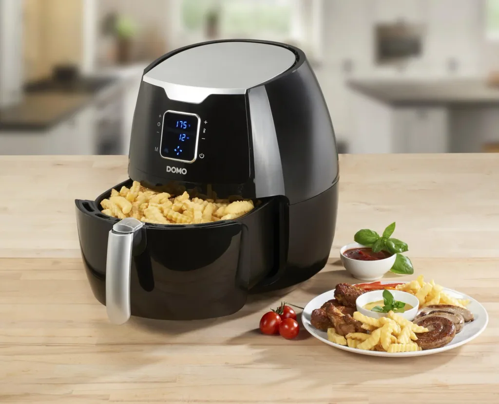Digital Heißluft-Fritteuse XXL „Deli-Fryer“, mit Rezeptheft, 5,5 Liter, 1800 Watt