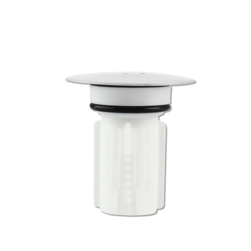 Abfluss-Fee LED-Abflussstopfen 4,5V weiß/chrom