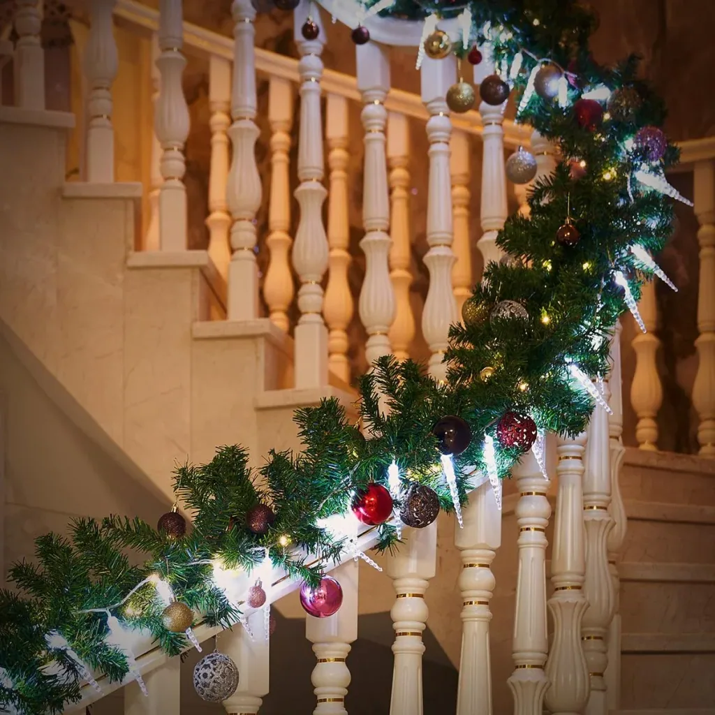Eiszapfen Weihnachtsbeleuchtung - festliche Lichter - 80 LEDS - 13 m - hellweiß