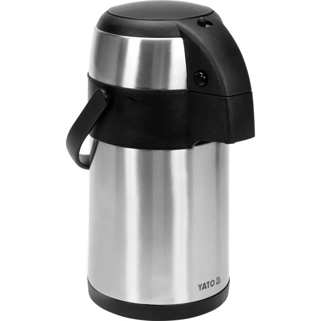 Thermoskanne mit Anti-Tropf-Schutz - 2,2L - Edelstahl