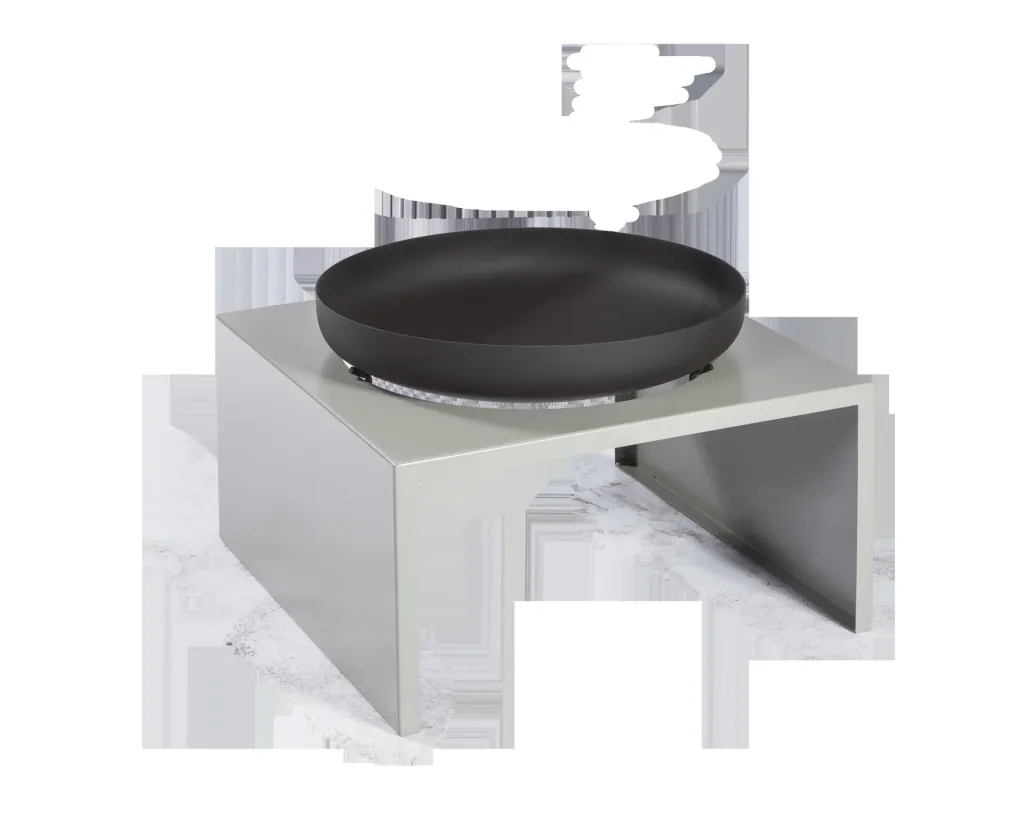 Feu du Jardin Feuerschale MODERNE silber