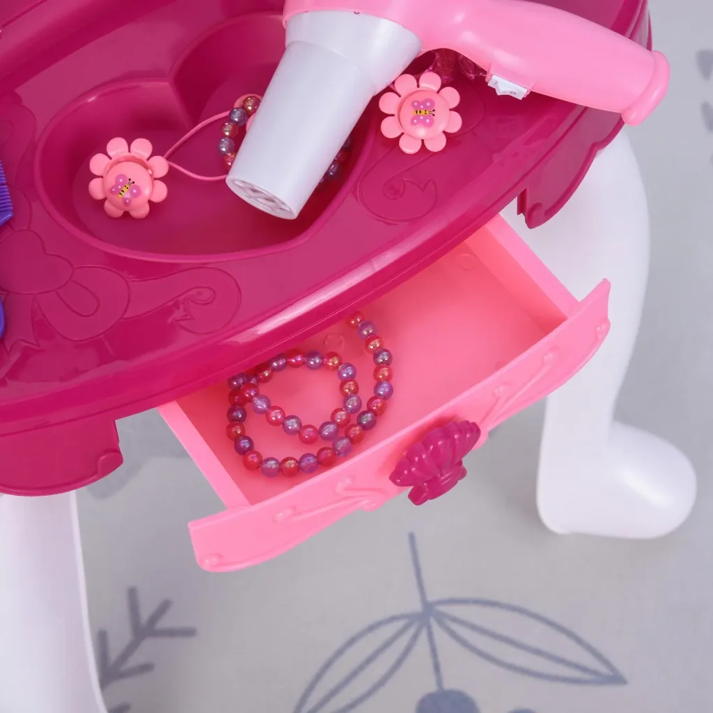 Kinderschminktisch mit Spiegel und Musik
