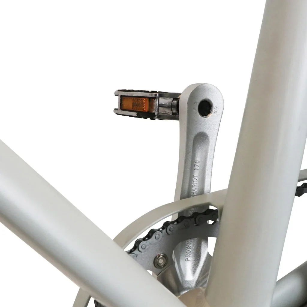 City Bike Deluxe "Unisex" 28 Zoll - Weiß - 49cm