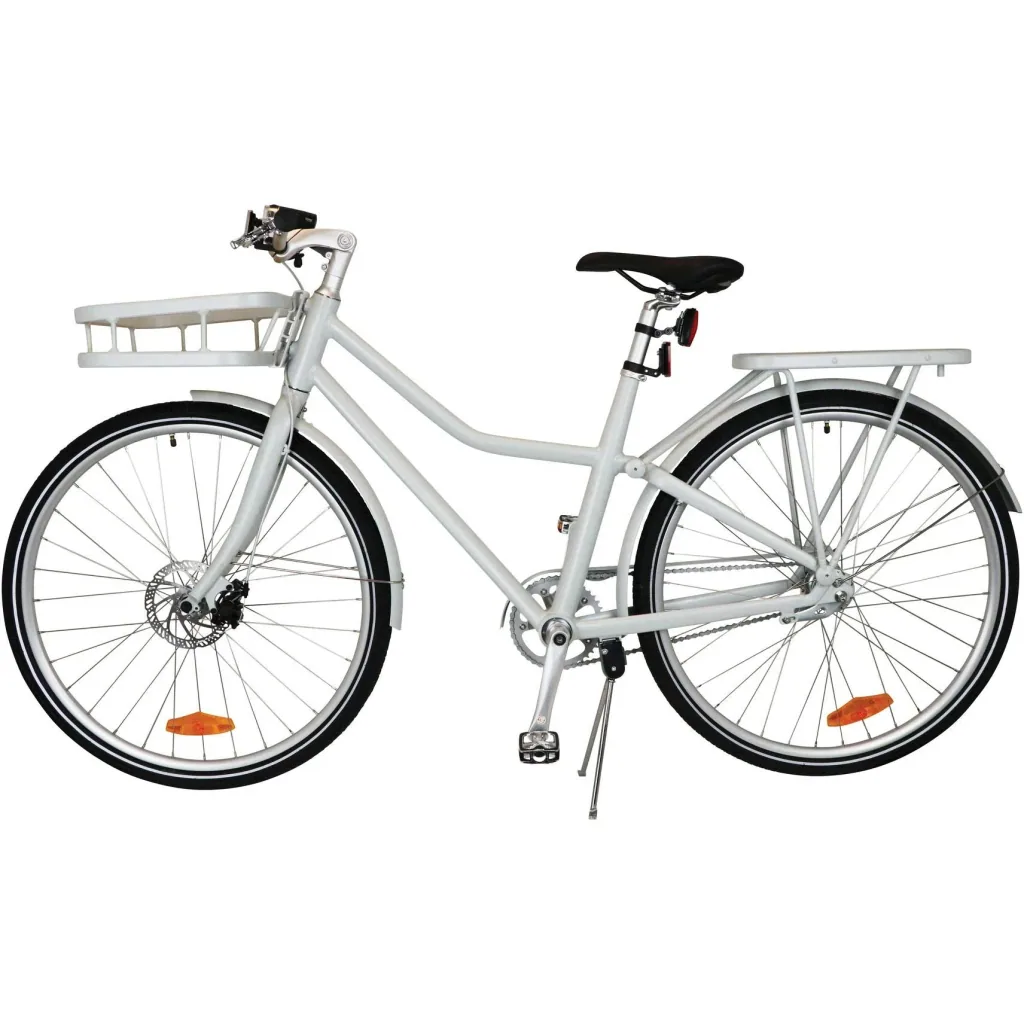 City Bike Deluxe "Unisex" 28 Zoll - Weiß - 49cm