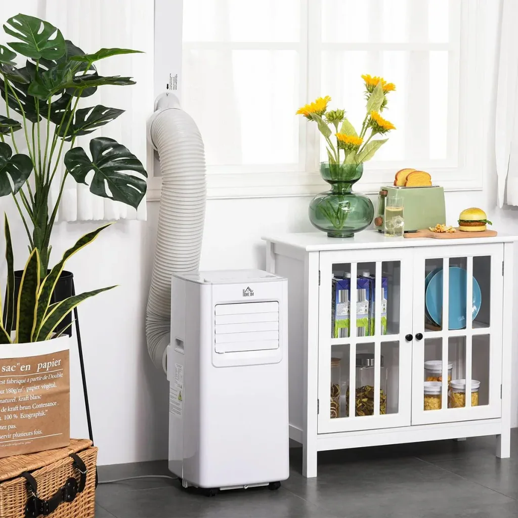 4in1 Klimagerät mit Fernbedienung weiß, grau
