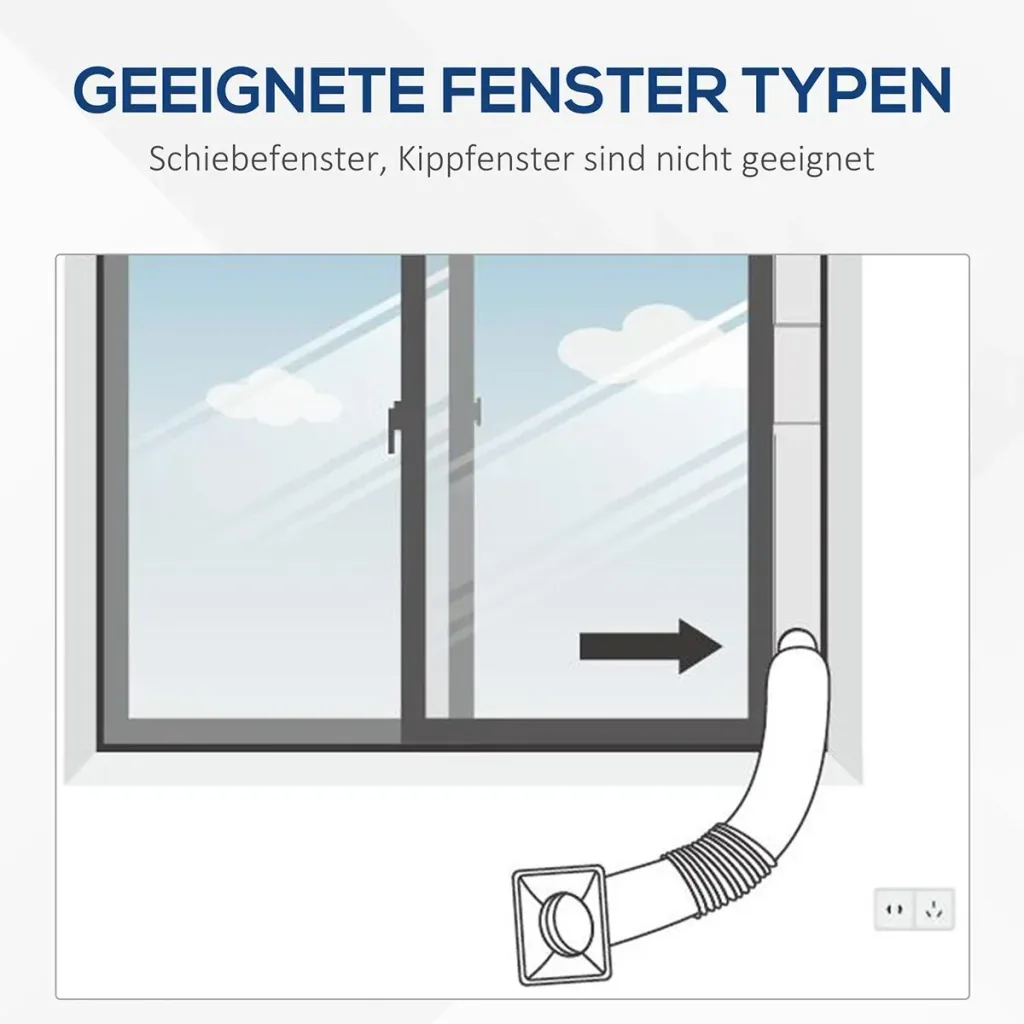 4in1 Klimagerät mit Fernbedienung weiß, grau