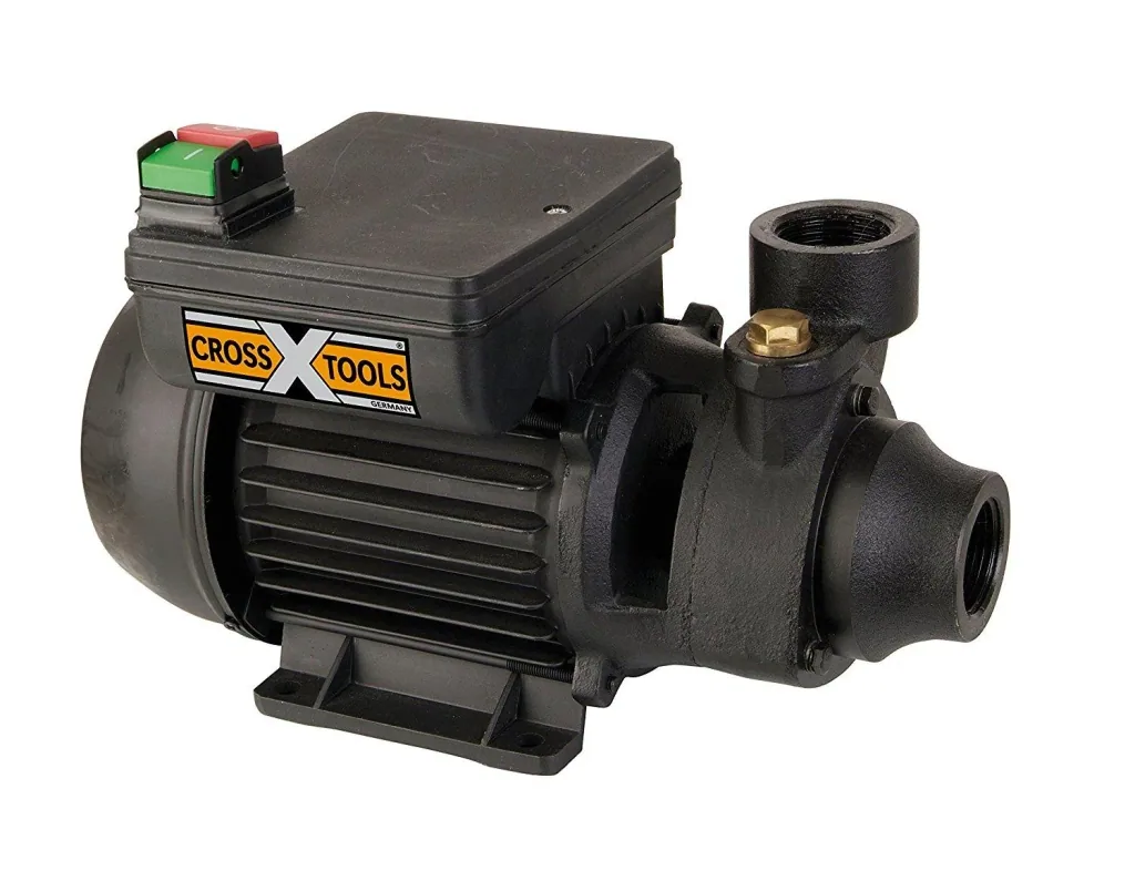 Kraftstoffpumpe MultiOil 35 M, Cross Tools 68800 mit Schlauchgarnitur und Zapfpistole, bis 2.100 l/h Fördermenge