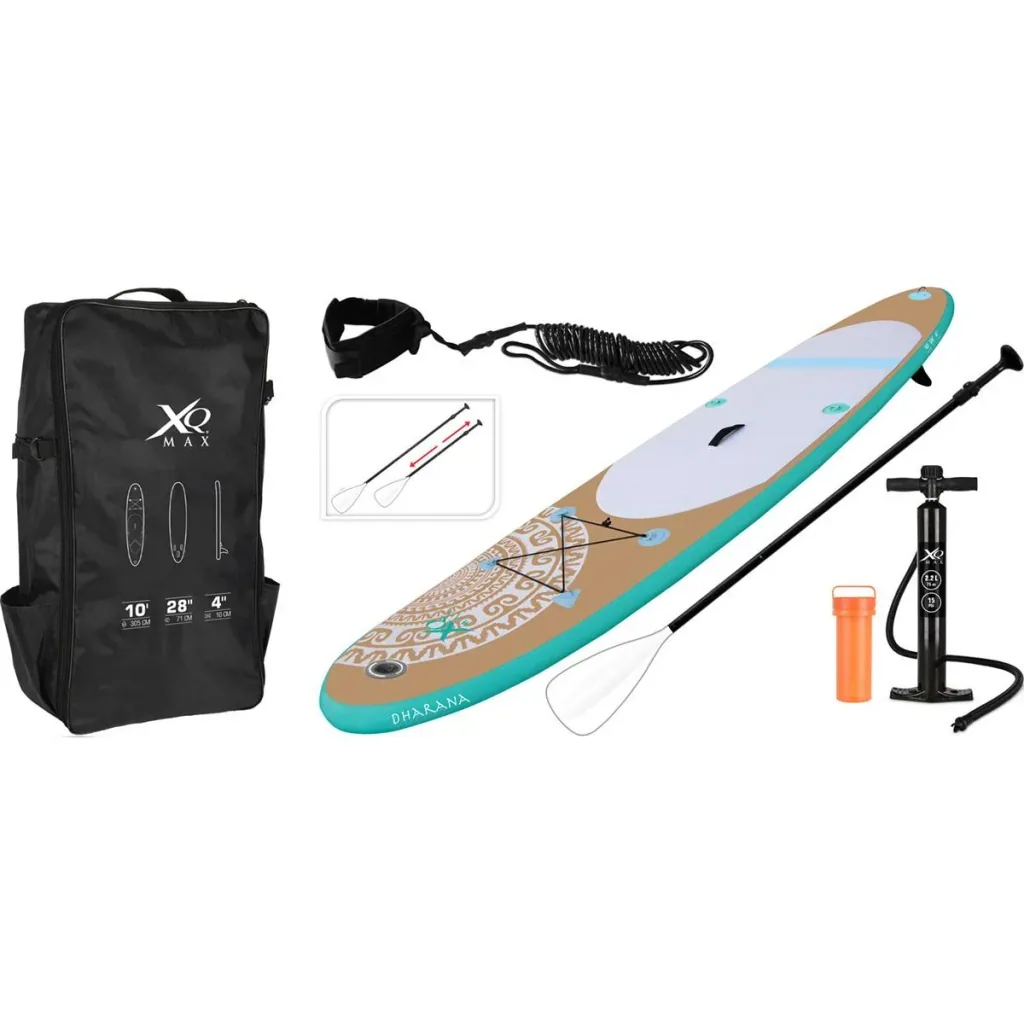 Sup Board Set - Sup Board, Pumpe, Ruder, Coil Leash, Rucksack mit FREE SUP Chair - Bis 100 kg