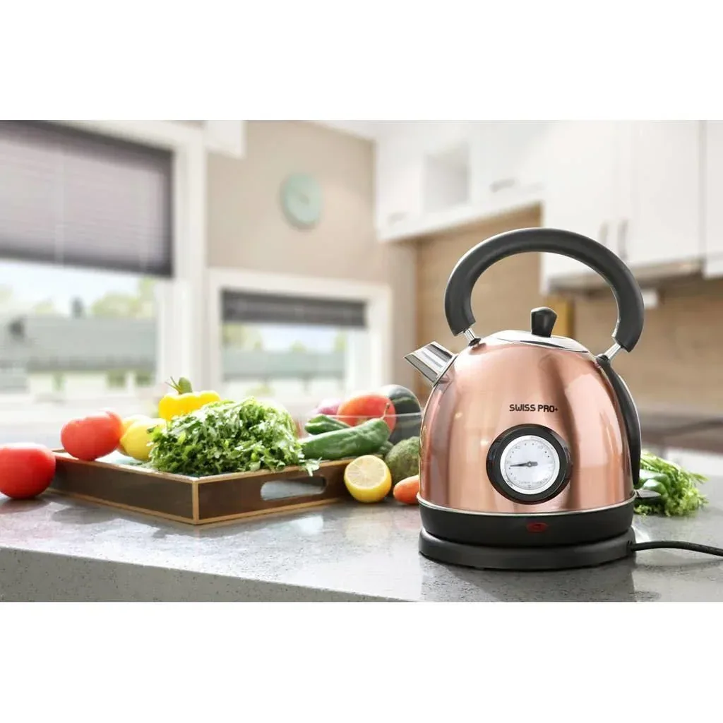 Retro-Wasserkocher - 2200W - 1,8L - Karamell