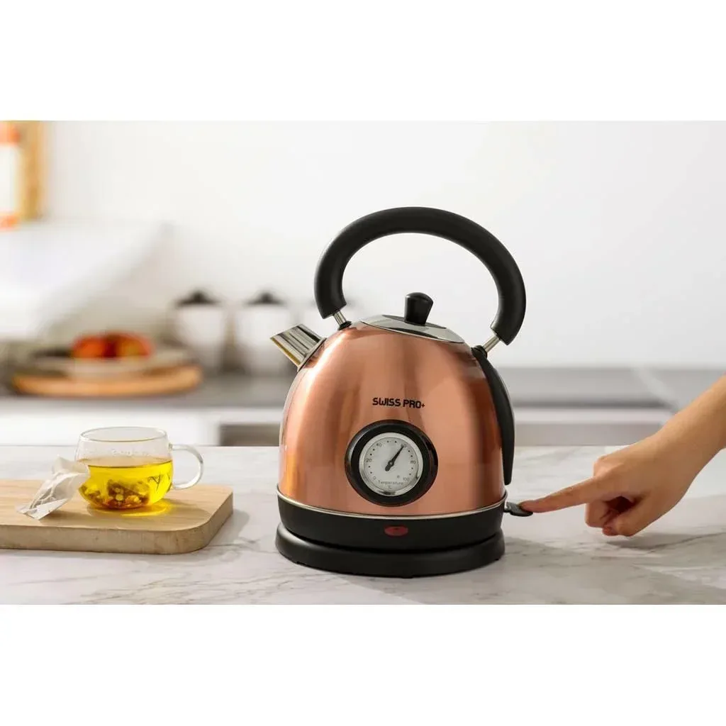Retro-Wasserkocher - 2200W - 1,8L - Karamell