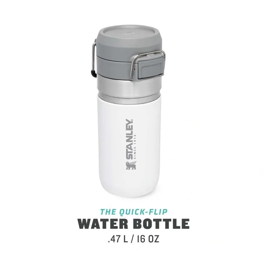Quick Flip Water Bottle 0,47 l, Polar, Vakuumisolierung, Sicherheitsverschluss