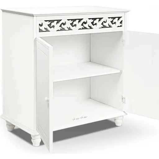 Kommode Jersey weiß 76x65x35cm