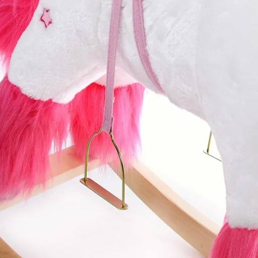 Schaukelstuhl Kinder Einhorn mit Steigbügel