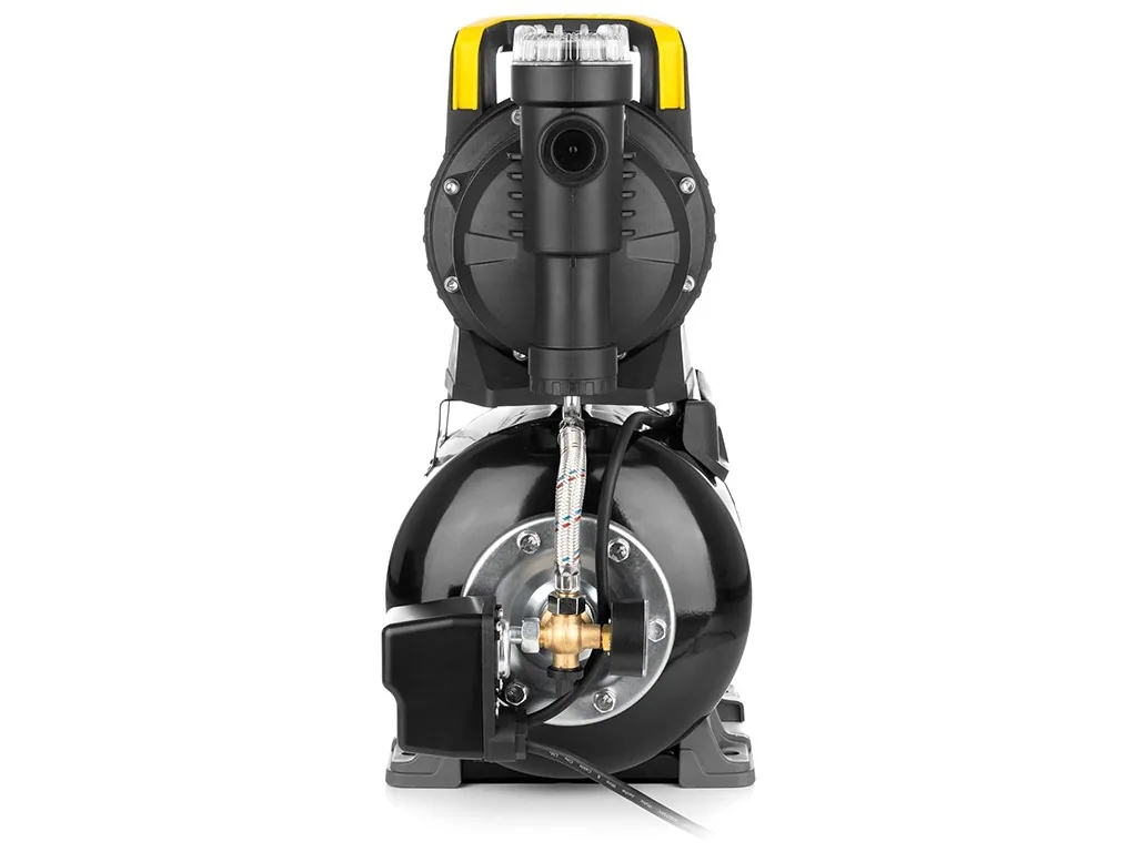Automatische Druckpumpe, 900 W, 24 L Tank, selbstansaugend, 3300 l/h, IPX4, mechanischer Druckschalter