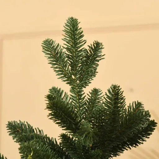 künstlicher Weihnachtsbaum 1,8 m Christbaum Tannenbaum PVC PE Metall Grün Ø90 x 180 cm