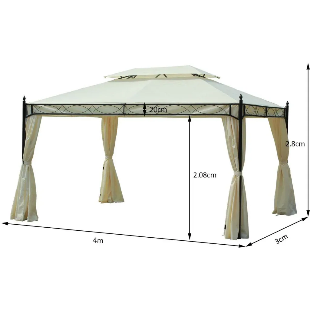 Luxus Pavillon mit Doppeldach