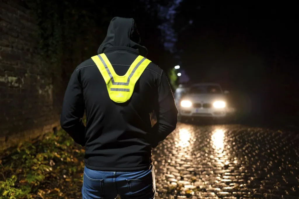 Reflektorkragen gelb, Einheitsgröße