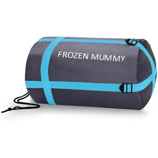 Frozen Mummy Schlafsack bis -21°C blau