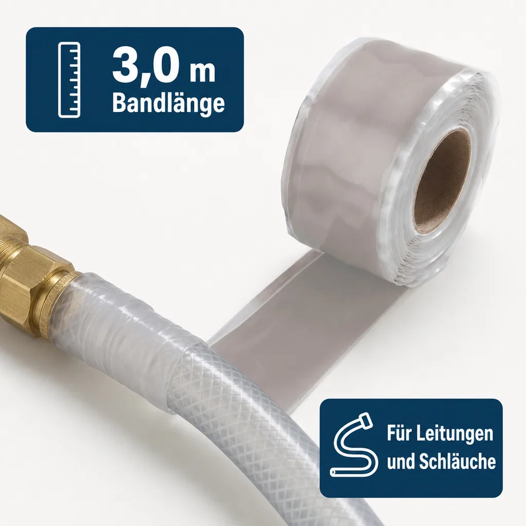Silikonband selbstverschweißend, transparent
