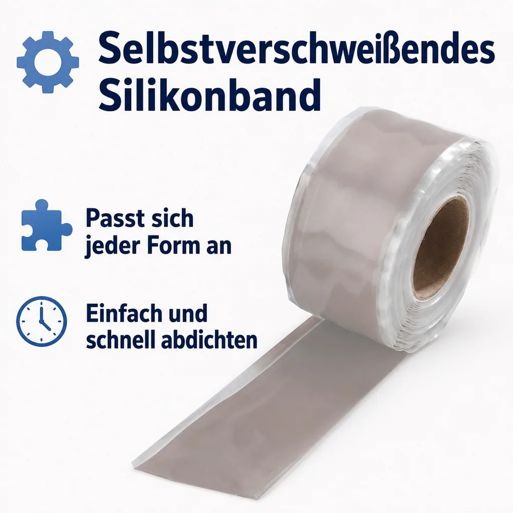 Silikonband selbstverschweißend, transparent