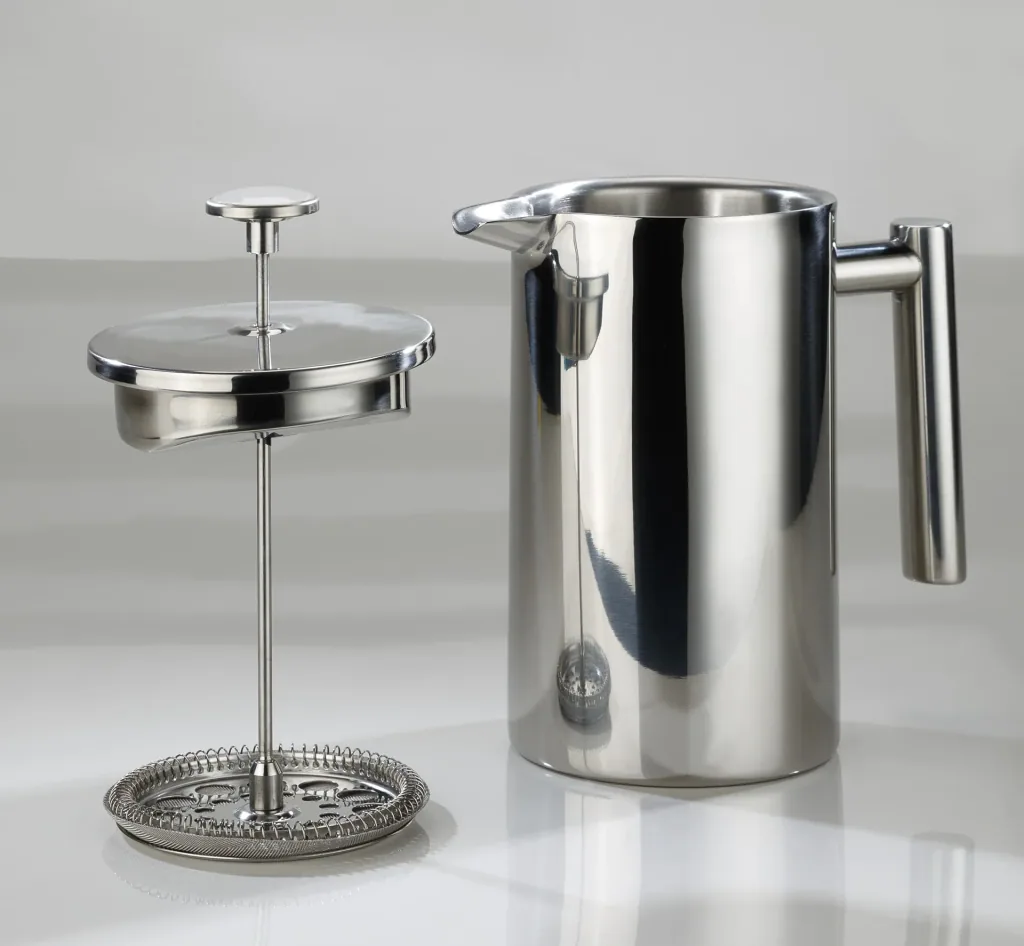 Thermo Kaffeezubereiter French Press, Edelstahl