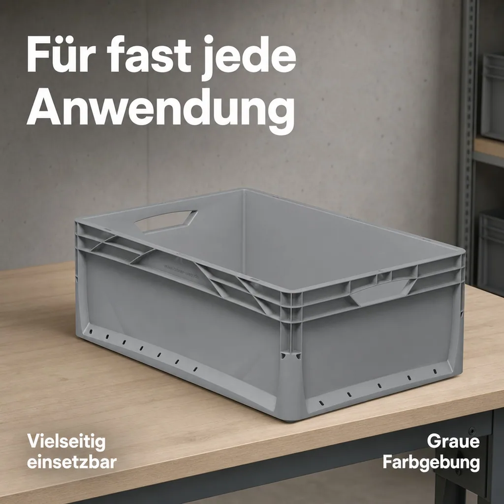 Eurobox 60x40x22cm grau 42l