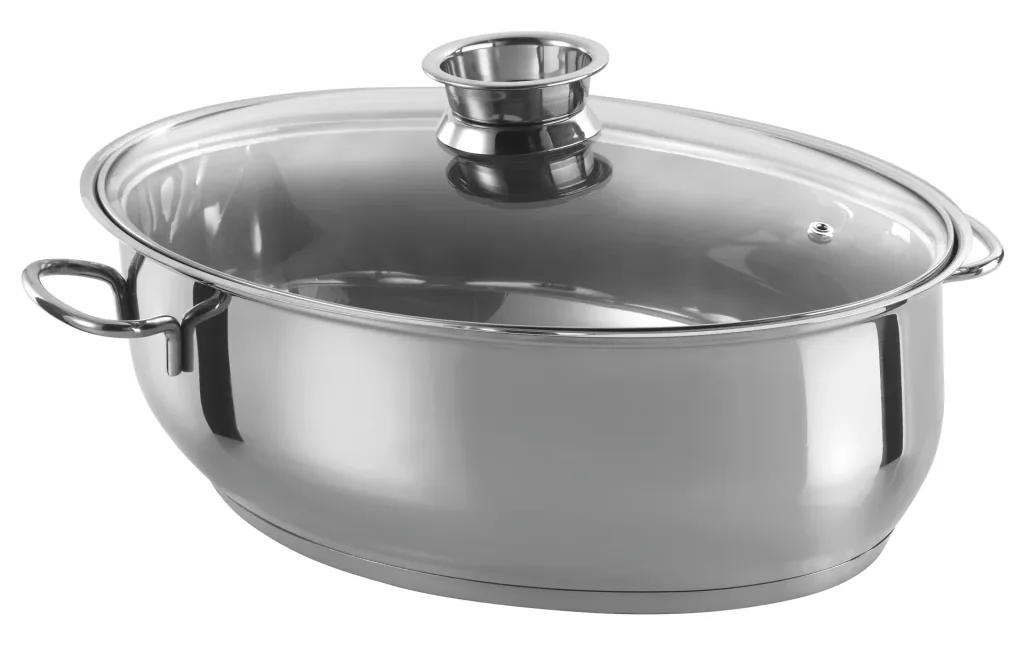 Edelstahlbräter 28 cm, 3 in 1