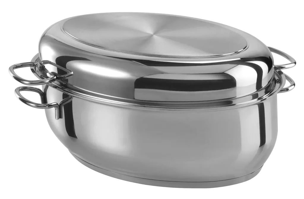 Edelstahlbräter 28 cm, 3 in 1