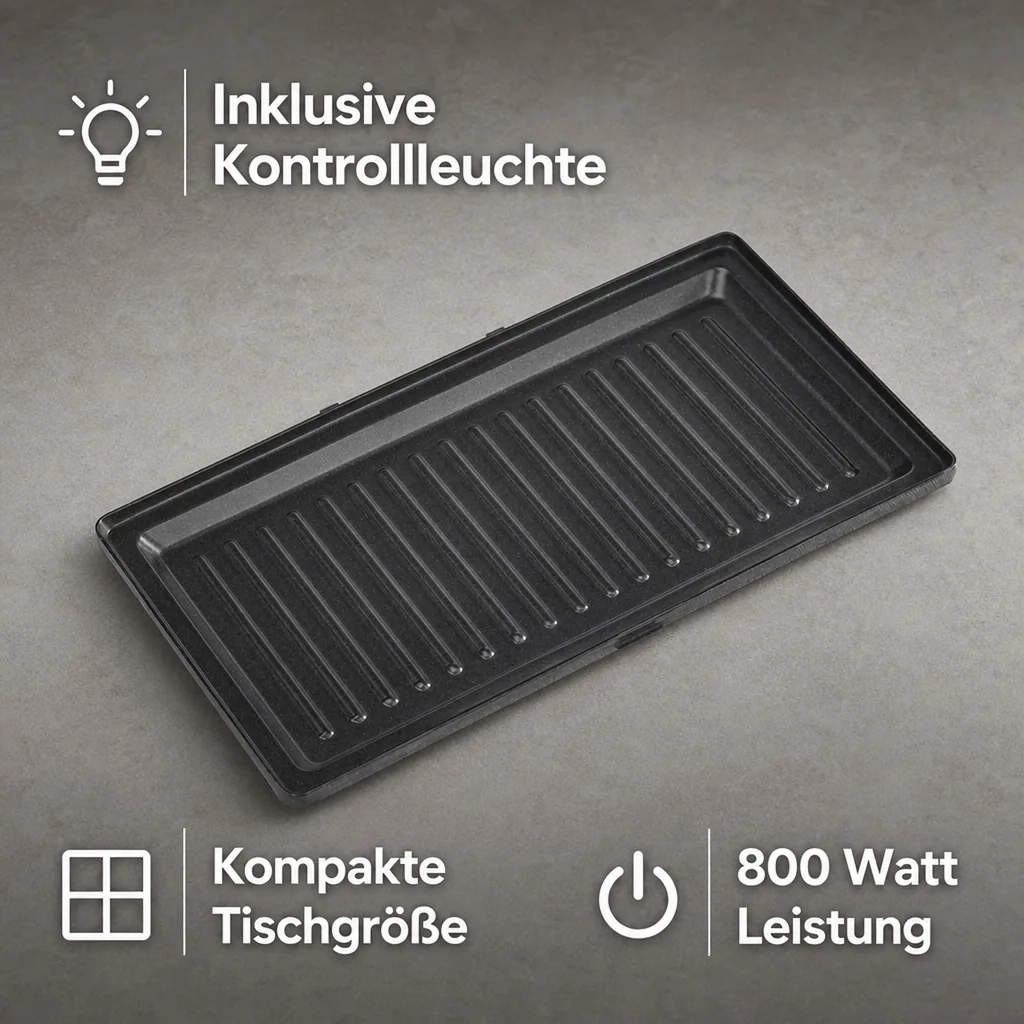 Tischgrill Vario 3in1 800W