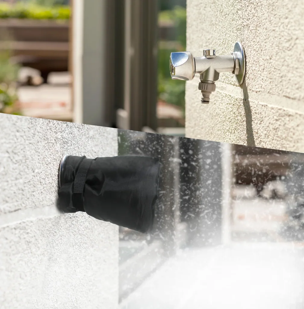 Thermoschutz für Gartenwasserhahn