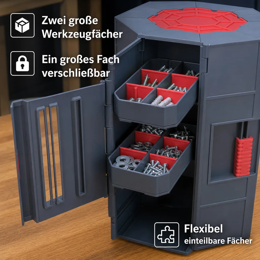 Mobiler Werkzeugkoffer "Rolle"