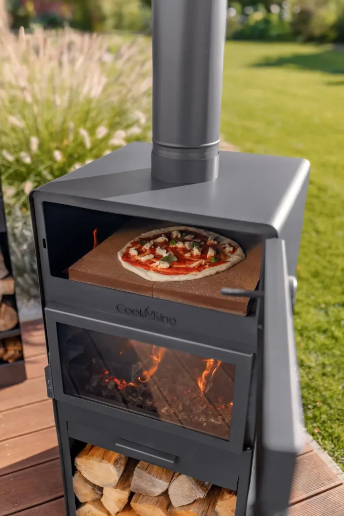 CookKing Terrassenofen Vento Plus, inklusive Pizzaofen