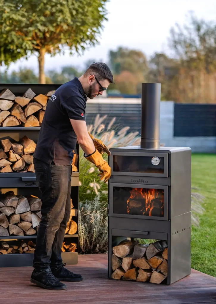 CookKing Terrassenofen Vento Plus, inklusive Pizzaofen