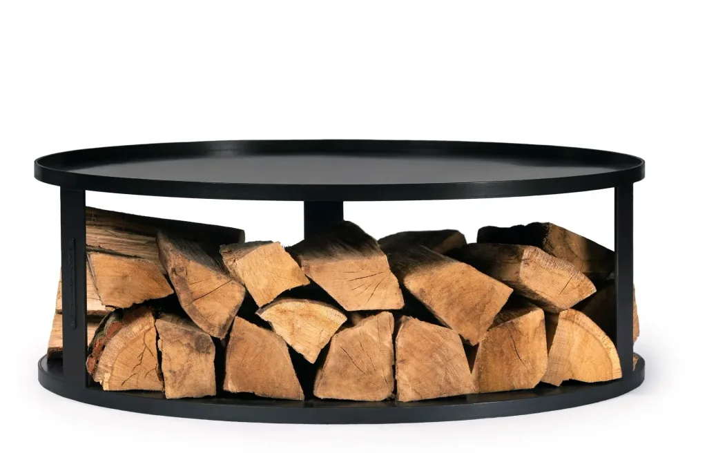 CookKing Feuerschalenbasis  & Holzlager, Durchmesser 62 cm