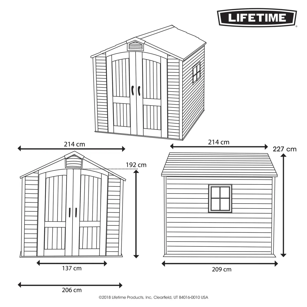 Lifetime Gerätehaus Fox  4,53 m²