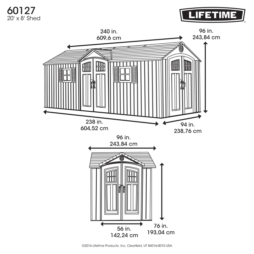 Lifetime Gerätehaus Makro 14,86 m²