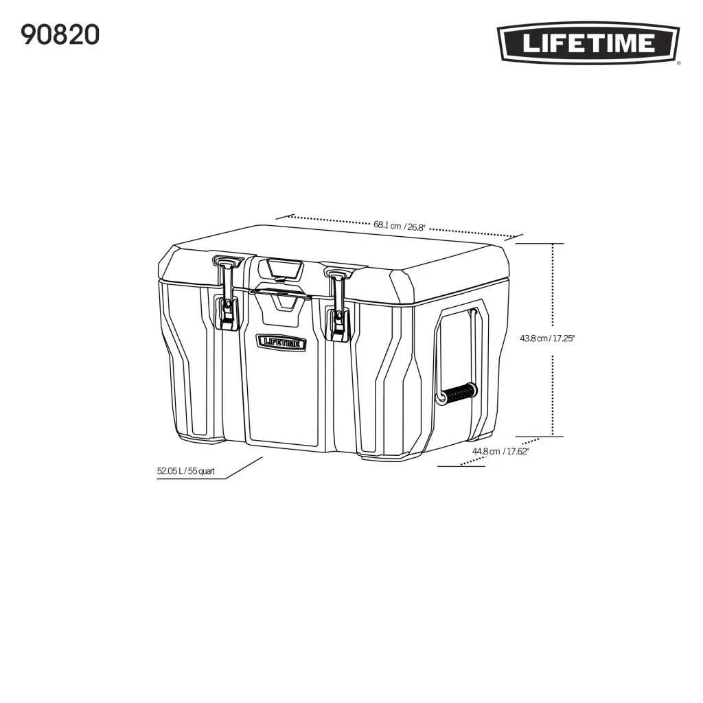 Lifetime Kühlbox 52 Liter