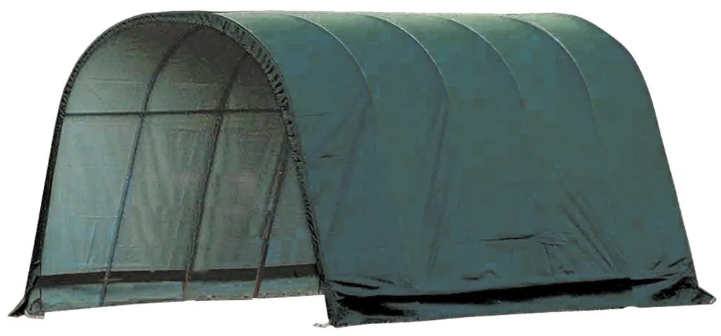 ShelterLogic Weidezelt Run-In-Shed 24,4 m², grün