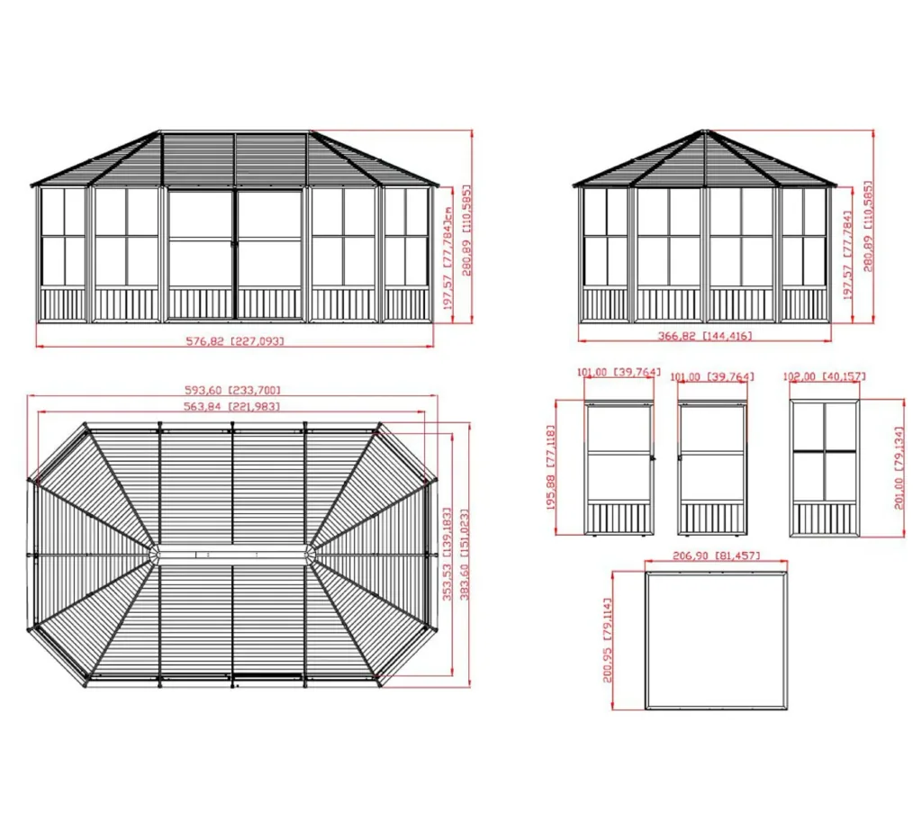 Sojag Pavillon Charleston 12x18