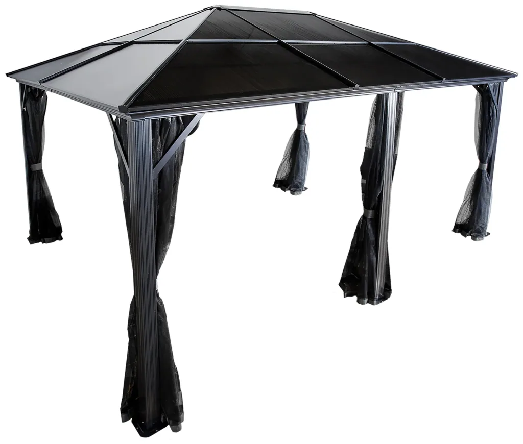 Sojag Vorhang-Set passend zum Pavillon Meridien 12x16
