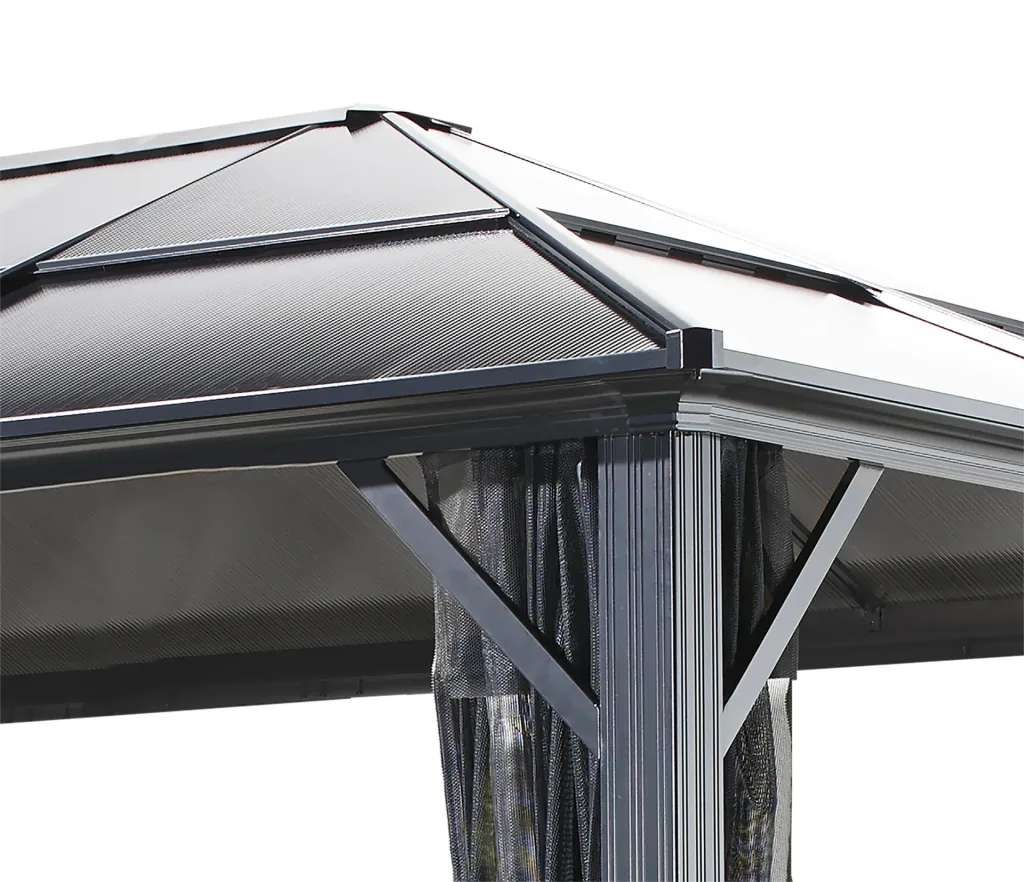 Sojag Vorhang-Set passend zum Pavillon Meridien 12x16