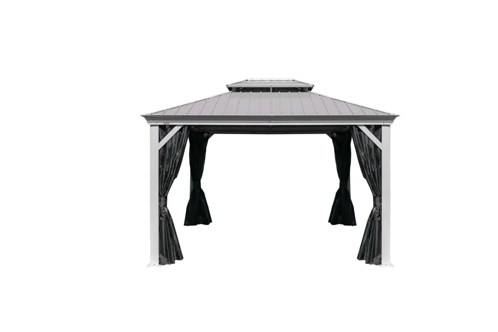 Sojag Vorhang-Set passend zum Pavillon Messina 12x16 champagner