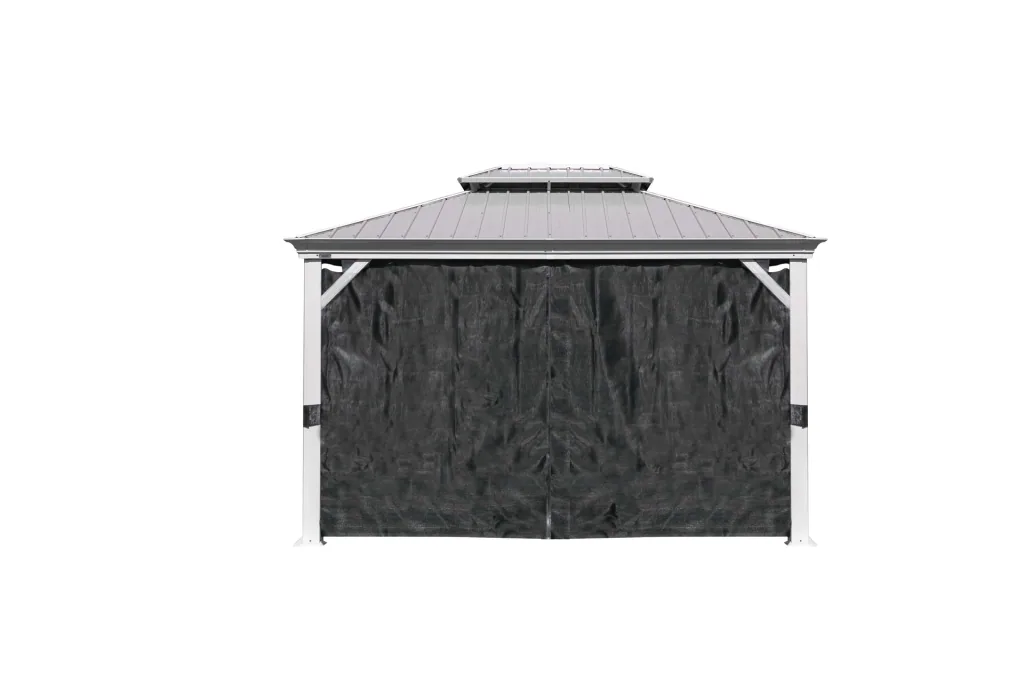 Sojag Vorhang-Set passend zum Pavillon Messina 12x16 champagner