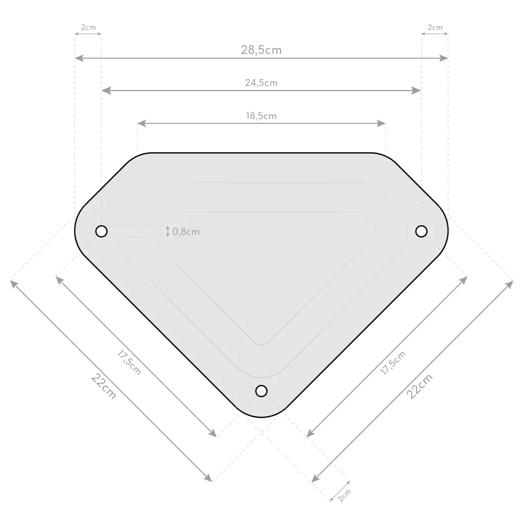Sojag Vorhang-Set passend zum Pavillon Messina 12x20