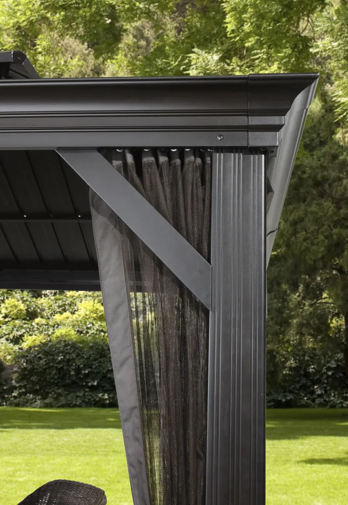 Sojag Vorhang-Set passend zum Pavillon Messina 12x20