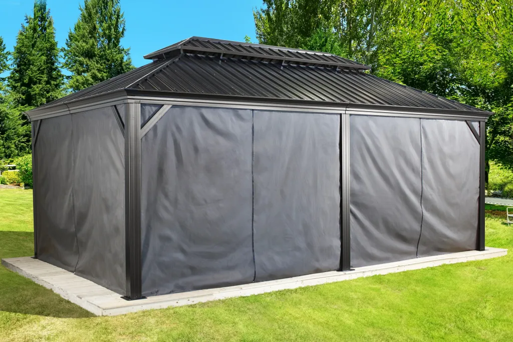 Sojag Vorhang-Set passend zum Pavillon Messina 12x20