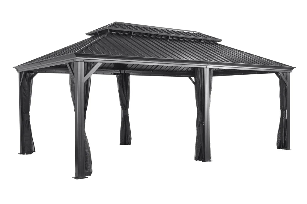 Sojag Vorhang-Set passend zum Pavillon Messina 12x20